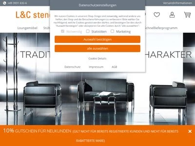 Website von L&C stendal GmbH & Co. KG