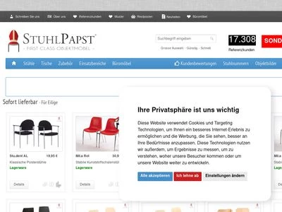 Website von Möbelpapst GmbH
