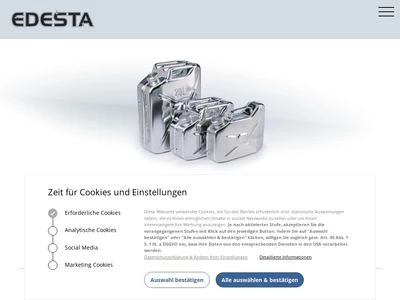 Website von EDESTA GmbH