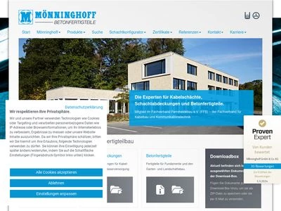 Website von Mönninghoff GmbH & Co. KG