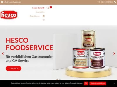 Website von Hessler & Co. GmbH & Co. KG