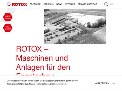 Website von ROTOX GmbH