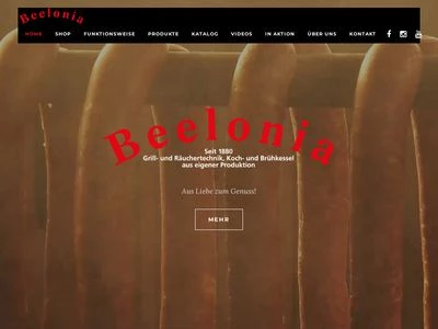 Website von Beelonia GmbH
