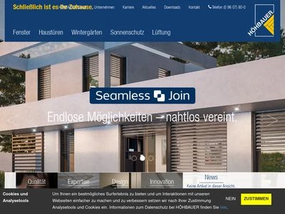 Website von HÖHBAUER GmbH