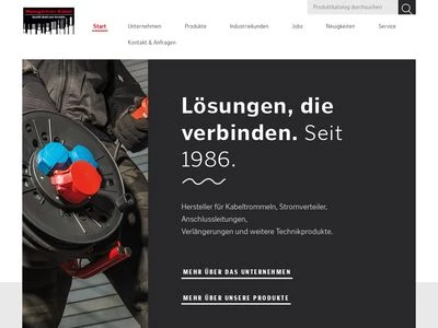 Website von Weingärtner Kabel GmbH
