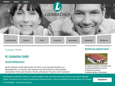Website von M. Lienbacher GmbH
