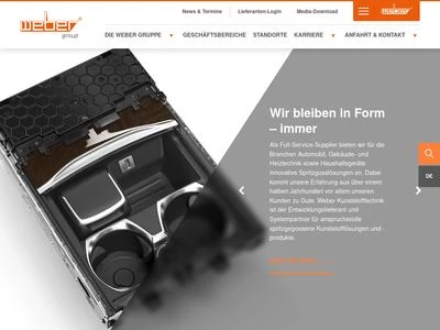 Website von Weber GmbH & Co.Kg