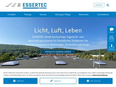 Website von ESSERTEC GmbH