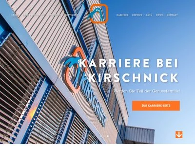 Website von Kirschnick GmbH