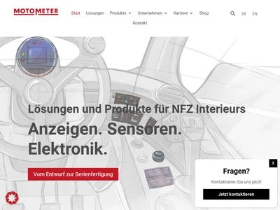 Website von MOTOMETER GmbH