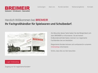 Website von Breimeir GmbH