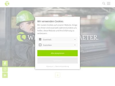Website von Carl Spaeter GmbH