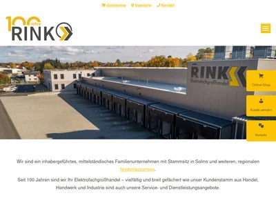 Website von Wilhelm Rink GmbH & Co. KG