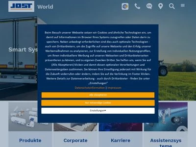 Website von JOST-Werke Deutschland GmbH