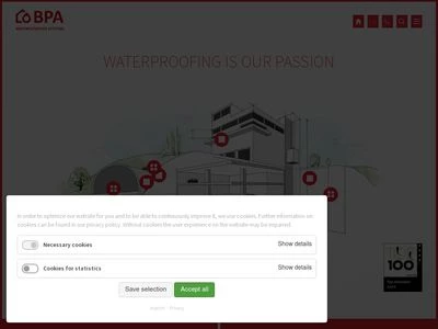 Website von BPA GmbH