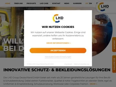 Website von LHD Group Deutschland GmbH