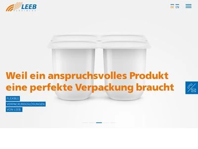 Website von Leeb GmbH & CO. KG