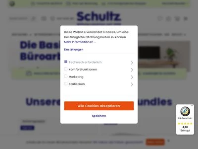 Website von Schultz GmbH & Co. KG
