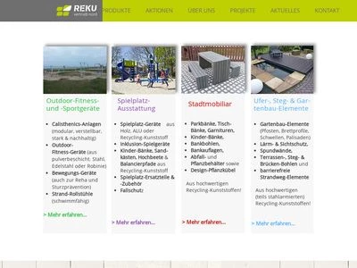 Website von REKU Vertrieb Nord GmbH