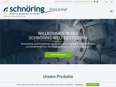 Website von Schnöring GmbH