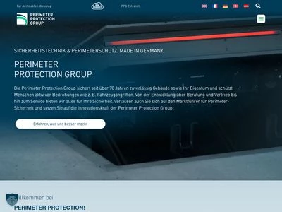 Website von Perimeter Protection Germany GmbH