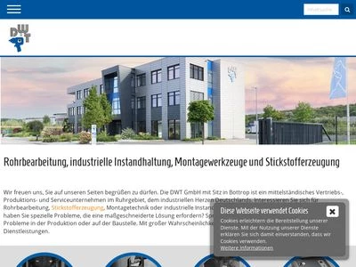 Website von DWT GmbH