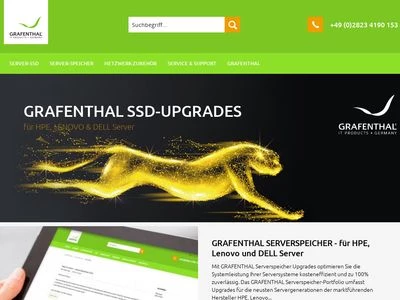 Website von GRAFENTHAL GmbH