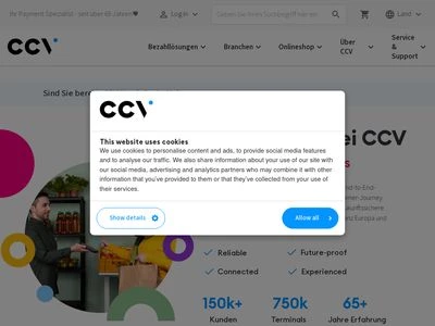 Website von CCV Deutschland GmbH