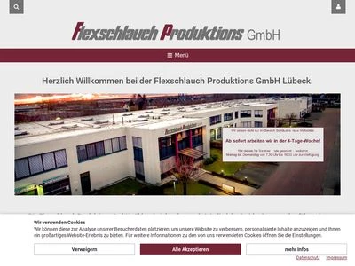 Website von Flexschlauch Produktions GmbH