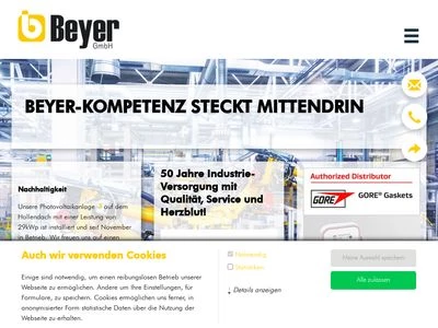 Website von B. Beyer GmbH