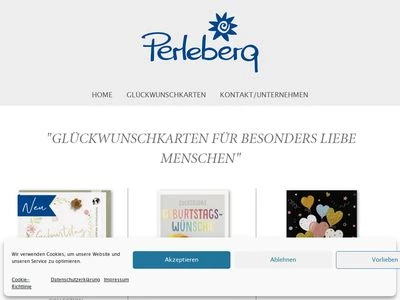 Website von Perleberg GmbH