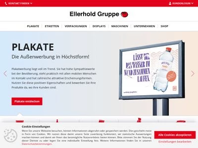Website von Ellerhold Aktiengesellschaft