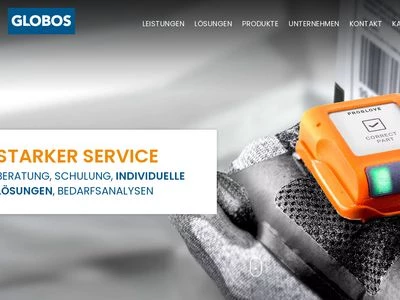 Website von GLOBOS Logistik- und Informationssysteme GmbH