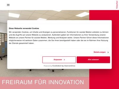 Website von Fröscher GmbH und Co. KG