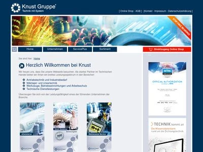 Website von Dipl.-Berging. Heinz Knust GmbH