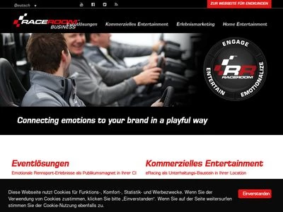 Website von RaceRoom Entertainment AG