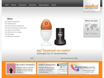 Website von modico GmbH & Co KG