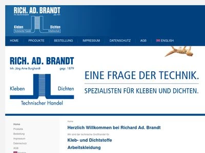 Website von Rich. Ad. Brandt e.K.