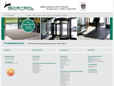 Website von Scheybal GmbH