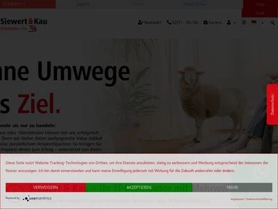 Website von Siewert & Kau Computertechnik GmbH