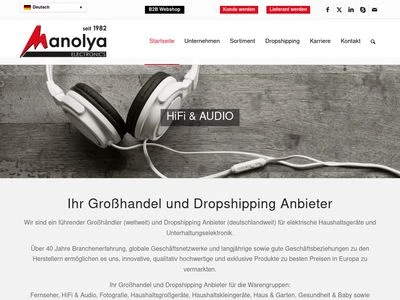 Website von Manolya Electronics GmbH & Co. KG
