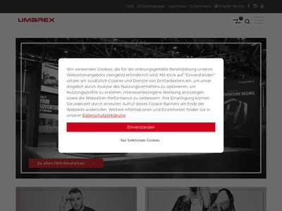 Website von UMAREX GmbH & Co. KG