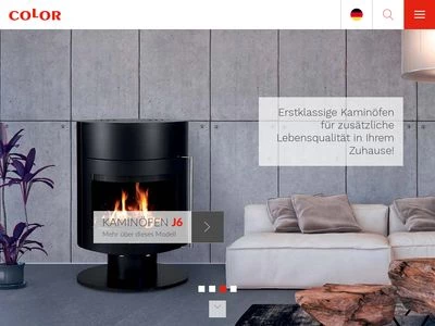 Website von COLOR FIRE GmbH