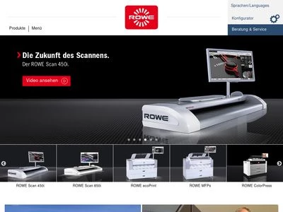 Website von ROTH + WEBER GmbH