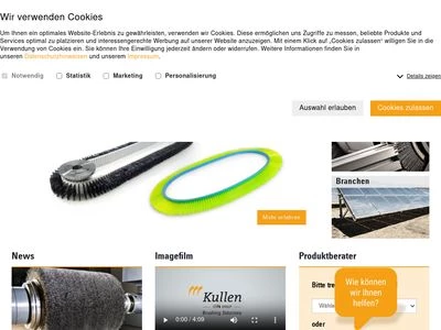 Website von KULLEN-KOTI GmbH
