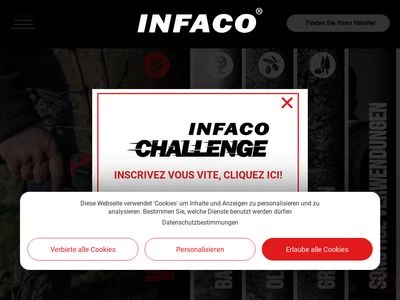 Website von INFACO s.a.s.