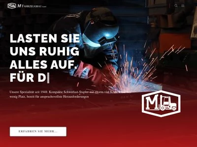 Website von M Fahrzeugbau GmbH