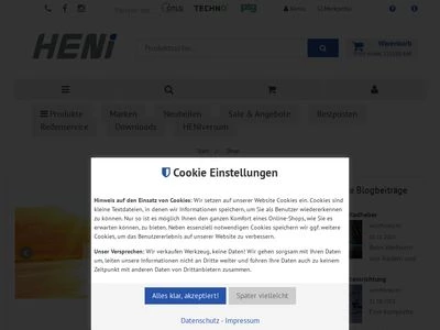 Website von Helmut Niemeyer GmbH
