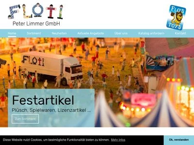 Website von Peter Limmer GmbH Floti