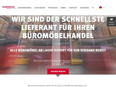 Website von Hammerbacher GmbH